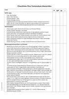 Vorschau - Arbeitsblätter - Checkliste zur Kurzgeschichte "Die Tochter" - Deckblatt