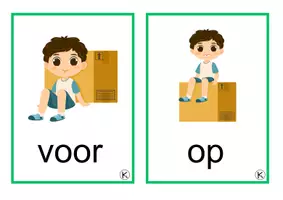 Voorbeeld - kerst voorzetsels kleuters/1ste leerjaar/ groep 2-3 - Voorblad