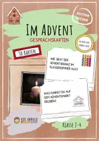 Vorschau - Stationenlernen - Im Advent - Gesprächskarten - Deckblatt