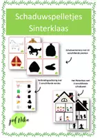 Voorbeeld - JufNika_Sinterklaas schaduwspelletjes - Voorblad