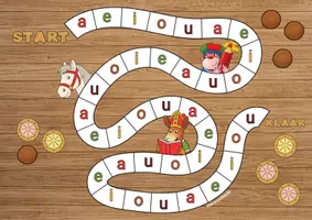 Voorbeeld - Thema sinterklaas met hup en aap - Pagina 1