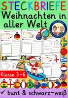 Vorschau - Arbeitsblätter - Weihnachten in anderen Ländern STECKBRIEFE (Weihnachten in aller Welt) - Deckblatt