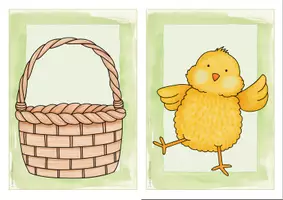 anteprima - Flashcard - Englisch/Deutsch/DaZ - Easter/ Ostern - flashcards/ Bildkarten, mit Wortkarten - Pagina 2