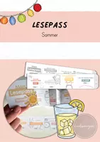 Vorschau - Mal- und Bastelvorlagen - Lesepass / Leseaufgaben für den Sommer (Sommerferien) - Deckblatt