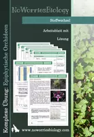 Vorschau - Arbeitsblätter - Stoffwechsel - Komplexe Übung - Epiphytische Orchideen - Deckblatt