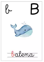 anteprima - Materiale di supporto/inclusione - ALFABETARIO CORSIVO MONTESSORI - Pagina 1