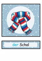 Vorschau - Präsentationen/Tafelbilder - Bildkarten und Wortkarten "Der Winter" DaZ / DaF / Deutsch - Seite 3