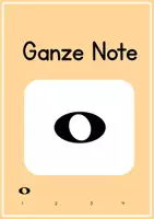 Vorschau - Poster - Notenwerte, Pausenwerte, Notenschlüssel, Vorzeichen farbig - Seite 2