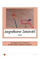 Vorschau - Mal- und Bastelvorlagen - Musik: Komponisten, Sänger & Bands - begreifbarer Zeitstrahl - Deckblatt