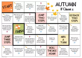 Vorschau - Arbeitsblätter - HERBST - Würfelspiel | If Clause 1 / If Satz 1 (Autumn) - Seite 3