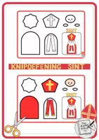 Voorbeeld - Knipoefening Sinterklaas - Voorblad