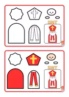 Voorbeeld - Knipoefening Sinterklaas - Pagina 1