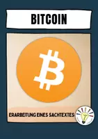 Vorschau - Arbeitsblätter - Bitcoin (Sachtext mit Aufgaben) - Deckblatt
