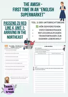 Vorschau - Arbeitsblätter - The Amish – First time in an “English” grocery store - Deckblatt