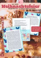 Vorschau - Arbeitsblätter - Deutsch im Beruf – Auf der Weihnachtsfeier – Redemittel & Sprachbausteine - Deckblatt