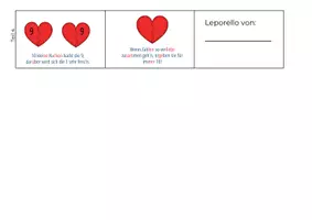 Vorschau - Arbeitsblätter - Mein verliebte Zahlen - Leporello - Seite 2