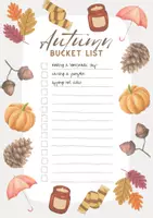 Vorschau - Arbeitsblätter - Autumn Bucket List - Seite 1