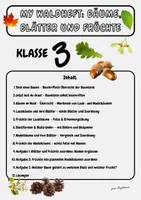 Vorschau - Arbeitsblätter - Wald: Laub- und Nadelbäume erkennen – Blätter, Früchte & Baumteile, Klasse 3 - Deckblatt