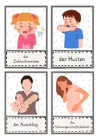 Vorschau - Stationenlernen - Gesundheit – Bildkarten für DaZ | Wortschatztraining für die Grundschule - Seite 2
