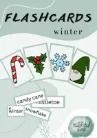 Vorschau - Präsentationen/Tafelbilder - Winter - Flashcards, Wort-&Bildkarten - Deckblatt