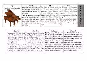 Vorschau - Arbeitsblätter - Materialpaket: Leporello zu den Instrumentengruppen - Seite 1
