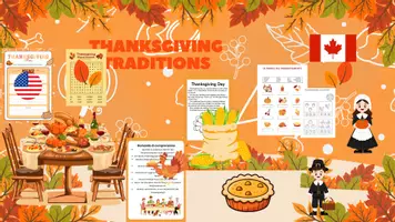 anteprima - Esercizi - Thanksgiving Traditions: Inglese ed italiano - Pagina di copertina
