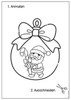 Vorschau - Mal- und Bastelvorlagen - 26 Weihnachtskugeln zum ausmalen – kreative Malvorlagen für Kinder | Weihnachten, Kunst & Basteln - Seite 2