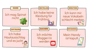 Vorschau - Arbeitsblätter - So viele Probleme - Imperativ / Modalverben üben - Seite 3