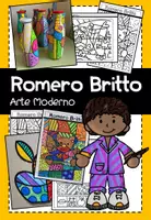 Vista previa - Unidades / Secuencias / Situaciones de Aprendizaje - Romero Britto, actividades para Plástica - Portada