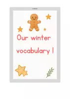 Vorschau - Bildkarten - Christmas/winter flashcards - Seite 1