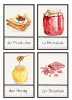 Vorschau - Poster - Bildkarten FRÜHSTÜCK – 24 Wortschatzkarten für DaZ & Grundschule (A1) - Seite 2