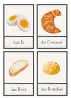Vorschau - Poster - Bildkarten FRÜHSTÜCK – 24 Wortschatzkarten für DaZ & Grundschule (A1) - Seite 3