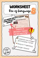 Vorschau - Arbeitsblätter - Use of language AB (8) - Grammar Übung (Realschulabschlussprüfung) - Deckblatt