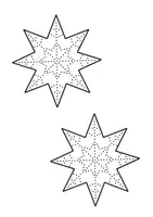 Vorschau - Mal- und Bastelvorlagen - Winter-Girlande prickeln (1. und 2. Klasse) - Seite 3
