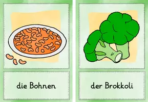 Vorschau - Bildkarten - Nahrungsmittel Bildkarten - Seite 2