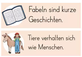 Vorschau - Unterrichtsreihen - Fabeln: Komplette Einheit mit Folien für die digitale Tafel - Seite 1