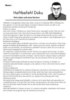 Vorschau - Arbeitsblätter - Haftbefehl Doku: Drogenkonsum, Vorbilder und Gesellschaftskritik am Beispiel der Doku - Seite 2