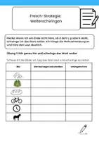 Vorschau - Arbeitsblätter - Fresch-Strategie: Weiterschwingen DaZ - Seite 2