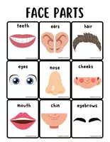 Vista previa - Hojas de trabajo - Parts of the Body/ Little Monsters workbook - página 1