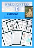 Vista previa - Unidades / Secuencias / Situaciones de Aprendizaje - LENGUA_LECTOESCRITURA_Letra a letra_E - Portada