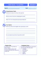 Vorschau - Arbeitsblätter - Listening Comprehension: Online Games – Fun and Risks - Seite 2