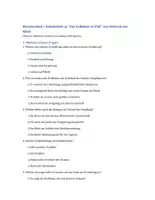 Vorschau - Arbeitsblätter - Klassenarbeit / Arbeitsblatt zu "Das Erdbeben in Chili" von Heinrich von Kleist - Seite 1