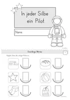 Vorschau - Spiele - In jeder Silbe ein Pilot - Materialpaket (Karibu) - Seite 3