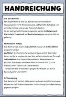 Vorschau - Arbeitsblätter - Laufdiktat / Schleichdiktat "Meine Schulsachen" DaZ / Deutsch - Seite 1