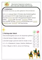 Vorschau - Arbeitsblätter - Dreikönigsfest - das Fest der heiligen drei Könige - Seite 3