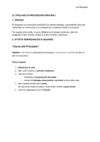 anteprima - Esercizi - Lezione sulle TIPOLOGIE DI PROPOSIZIONI PRINCIPALI - Pagina 1