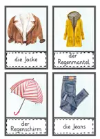 Vorschau - Poster - Bildkarten KLEIDUNG – 90 Wortschatzkarten für DaZ & Grundschule (A1–A2) - Seite 3
