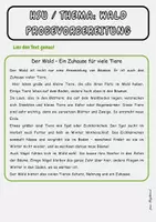Vorschau - Arbeitsblätter - Unser Wald – Lern- und Übungsprobe für die 3. Klasse - Seite 2