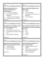 Vorschau - Spiele - Radfahrprüfung- Quiz zum Einstieg oder zum Abschluss - Seite 1