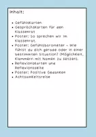 Vorschau - Poster - Gefühle im Klassenrat – Achtsam sprechen, zuhören und verstehen - Seite 1
